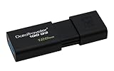 Kingston DataTraveler 100 G3 -DT100G3/128GB, USB 3.0, Flash Drive, 128 GB, Negro