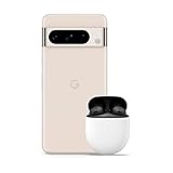 Google Pixel 8 Pro - Smartphone Android Libre con teleobjetivo, batería de 24 Horas y Pantalla Super Actua - Porcelana, 256GB + Pixel Buds Pro - Auriculares inalámbricos - Carbón