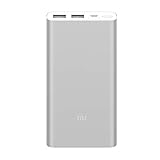 Xiaomi Mi Power Bank 2S, Batería Portátil 10000Mah, Aleación De Aluminio, Micro Usb, Usbx2 Color Plata