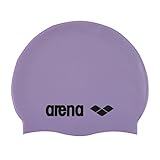 Arena Classic Silicone Swim Caps, Adultos Unisex, Parma-Black, TU