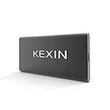 KEXIN 1TB Disco Estado Sólido Externo, Alta Velocidad Leer & Escribir hasta 550MB/s & 500MB/s, Almacenamiento Externo SSD Portable USB 3.0 para PC, Mac, Maxbook[1TB - Color Negro]