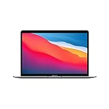 Apple Ordenador PortáTil MacBook Air (2020): Chip M1, Pantalla Retina de 13 Pulgadas, 8 GB de RAM, SSD de 256 GB, Teclado retroiluminado, cáMara FaceTime HD, Sensor Touch ID, Gris Espacial