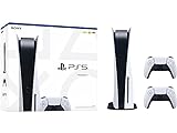 Consola, Incluye 2 Mandos Dualsense Compatible para Sony Playstation 5 Versión Disco