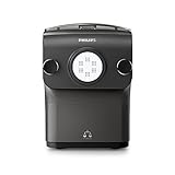 Philips Máquina para Hacer Pasta - Totalmente Automática, Pesaje Automático, 8 Moldes, Gris/Negro (HR2382/15)