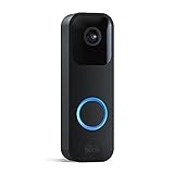 Te presentamos el Blink Video Doorbell | Audio bidireccional, vídeo HD, con notificaciones de movimiento y timbre, fácil de configurar, con Alexa integrada — cableado o sin cablear (negro)