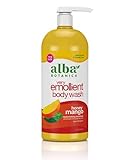 ALBA BOTANICA - Very Emollient Bath & Shower Gel Honey Mango - 32 fl. oz. (946 ml)