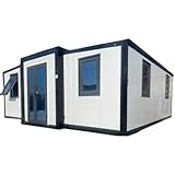 Modular Living - Casa contenedor expansible de 5,8 x 6,1 m, solución de vida sostenible