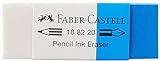 Faber-Castell 7082-20 caucho sin PVC blanco/azul, 1 pieza