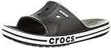 Crocs Bayaband Slide para Unisex adulto, Black/White, 37/38 EU