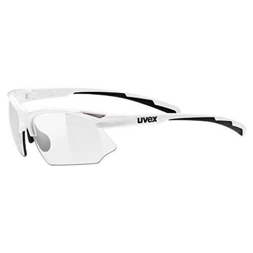 Uvex Sportstyle 802 Vario, Gafas De Ciclismo Unisex Adulto, Blanco (White), Talla Única