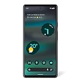 Google Pixel 6a: smartphone 5G Android libre con cámara de 12 megapíxeles y batería de 24 horas de duración, de color Salvia