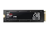 Samsung 980 PRO SSD with Heatsink 2TB PCIe Gen 4 NVMe M.2 Internal Solid State Hard Drive, Heat Control, Max Speed, PS5 Compatible, MZ-V8P1T0CW