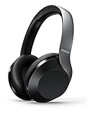 Philips Over Ear PH805BK/00 Over-Ear (Bluetooth, Noice Cancellation, 30 Horas de autonomía, Audio Hi-Res, micrófono, Asistente de Google) Color Negro