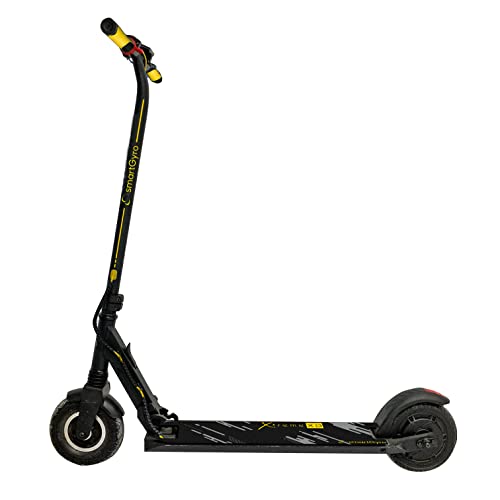 SmartGyro Xtreme XD - Patín eléctrico para niños y jóvenes, ruedas 8', 3 velocidades, plegable, ligero, manejable, autonomía de 18 Km, batería litio, freno eléctrico, Scooter, luces traserasn, Negro