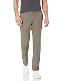 Amazon Essentials Slim-Fit Wrinkle-Resistant Flat-Front Chino Pant Pants, Marrón Topo, 33W x 30L