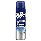 Gillette Series Gel De Afeitar Hidratante Con Manteca De Cacao Para Maquinilla De Afeitar Para Hombre, 200ml