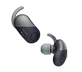 Sony WFSP700NB.CE7 - Auriculares deportivos totalmente inalámbricos (cancelación de ruido, modo sonido ambiente, Bluetooth) , color negro, con Alexa integrada
