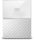 WD My Passport - Disco Duro Portátil de 1 TB y Software de Copia de Seguridad Automática, Blanco