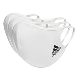 adidas Face Cover XS/S-Not For Medical Use, Unisex niños, White, S (Paquete de 3)