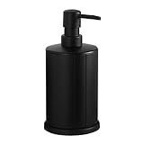 BGL Dispensador de jabón de Mano, dispensador de jabón de Aluminio Independiente, Botella de 500 ml, Resistente al óxido para baño y Cocina (Negro)