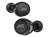 JVC HA-Z330T-B - Auriculares Inalámbricos con Cancelación de Ruido, Compact True Wireless, Bluetooth 5.2, Modo Baja Latencia, Batería con 21H de reproducción, Resistencia al Agua (IPX4), Negro