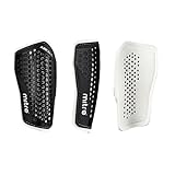 Mitre Aircell Speed Slip Football Shin Pads - Black/White, X-Small