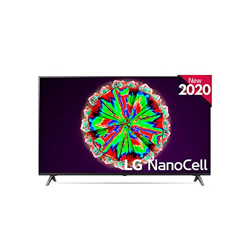 LG 55NANO806NA - Smart TV 4K UHD NanoCell 139 cm (55') Inteligencia Artificial, Procesador Quad Core, Deep Learning, HDR10 Pro, HLG, Sonido Ultra Surround, 4xHDMI 2.0, 2xUSB 2.0, Bluetooth 5.0, WiFi