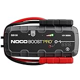 NOCO Boost Pro GB150, Arrancador de Batería UltraSafe 3000A 12V, Cargador de Booster Profesional y Cables de Arranque de Coche por Gasolina de hasta 9 litros y Motores de Diésel de hasta 7 litros