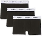Calvin Klein Low Rise Trunk 3Pk 0000U2664G Boxer de Tiro bajo, Negro (Black), M (Pack de 3) para Hombre
