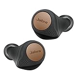 Jabra Elite Active 75t Amazon Edition Auriculares deportivos inalámbricos con Cancelación Activa de Ruido y batería de larga duración para llamadas y música , Negro Cobre