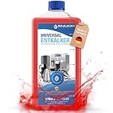 Maxxi Clean | 1x 750 ml Descalcificador Universal para todas las Cafeteras, Hervidores de Agua, otros Electrodomésticos y Baño & Cocina | Apto para todas las Marcas y Modelos | Removedor de Cal