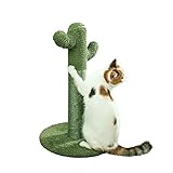 PetnPurr Cactus rascador para Gatos – Proteja Sus Muebles con los Postes y Almohadillas rascadoras Naturales de sisal