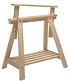 ASTIGARRAGA Kit Line - Caballete Pino Archi Tec de madera, regulable altura, con - 70 x 45 x 70 cm