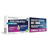 Arkopharma Arkosueño Forte 8h de Sueño Pack 60 comprimidos, Liberación de Melatonina 1,9mg en 2 fases, Despertares nocturnos, Dormir Rápidamente, Complemento Alimenticio