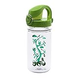 Nalgene Trinkflasche Everyday Otf Kids - Botella de agua para bicicletas, Verde, 0.35 L