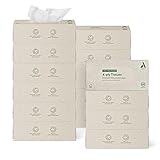 Amazon Aware Pañuelos faciales, fabricados con papel 100% reciclado, 15 cajas, 100 pañuelos de 4 capas por caja