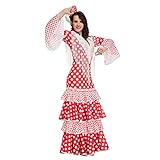 My Other Me Me-203863 Disfraz de flamenca Rocío para mujer, color rojo, XL (203863)