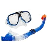 INTEX 55948 - Set tubo y máscara buceo/snorkel Reef Rider, + 8 Años