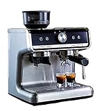 VGAGV Cafetera Espresso 15 Bares, Cafetera Espresso Profesional con Espumador de Leche para Espresso, Latte, Machiato y Cappuccino, Depósito de Agua Extraíble de 2.8L