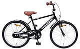 Amigo BMX Fun - Bicicleta Infantil de 20 Pulgadas - para niños de 5 a 9 años - con V-Brake, Freno de Retroceso, Timbre y estándar - Negro Mate