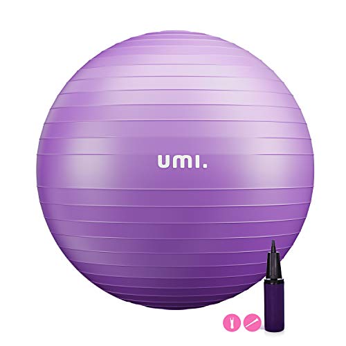 Umi. by Amazon - Pelota de Ejercicio Gym Ball para fitness, yoga, pilates, Embarazo y Sentarse,65 or 75 cm