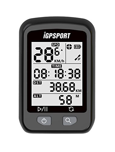 Ciclocomputador GPS BSC100S, Ciclismo Bicicleta Computadora Impermeable Inalámbrica IPX7 Compatible con Sensores Ant+