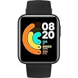 Xiaomi BHR4357GL Mi Watch Lite Reloj inteligente, GPS, Control frecuencia cardíaca, 11 Modelos de entrenamiento, Color Negro