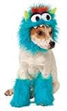 Disfraz para mascota - Monstruo de las galletas azul, perro talla S