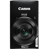 Canon IXUS 190 - Cámara compacta de 20 MP (Pantalla de 2.7', 20x ZoomPlus, Modo Smart Auto, Date Button, Easy Auto, Creative Filter, Canon Camera Connect, WiFi) Negro