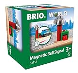 BRIO WORLD - Timbre de campana magnético, Accesorios para Circuito de Tren BRIO, Edad 3+ Años