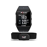 Polar V800 Black HR - Reloj deportivo GPS con sensor de frecuencia cardíaca H10, color negro