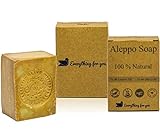 E4U Original Aleppo Jabón CláSico 60% Aceite De Oliva, 40% Aceite De Laurel - Aprox. 200 G