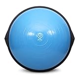 BOSU 72-10850-2BB Equipo de gimnasio en casa Entrenador de equilibrio para equilibrio, fuerza, flexibilidad, cardio, núcleo y entrenamiento de cuerpo entero, 65 cm (azul)