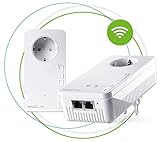 devolo Magic 2 – Set con 2 adaptadores Powerline para WiFi de malla en habitaciones, óptimo para streaming (2400 Mbit/s, 3 x conexiones Gigabit LAN, AP Steering)